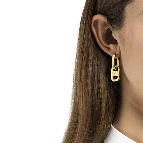 JOOP! Stainless steel hoop earrings including gift box (1.7 cm) in color: Gold