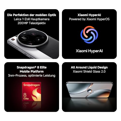 Xiaomi 15 Ultra smartphone (16GB RAM + 512GB storage): 200MP Leica camera, Snapdragon 8 Elite, 5410mAh