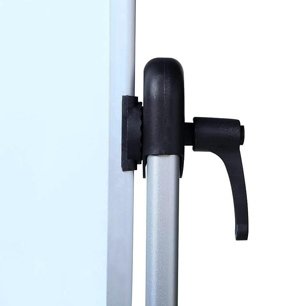 VIZ-PRO Mobile Whiteboard with aluminum frame & stand (120x90cm): Double-sided