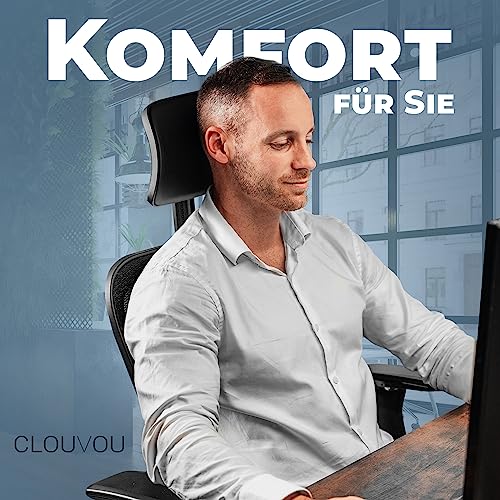CleverSeat office chair, ergonomic, 100% individually adjustable | Swivel chair >150 kg