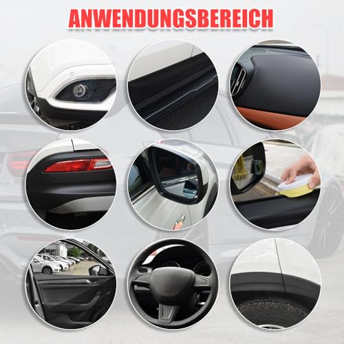 Crystalline coating for cockpit and plastic parts in cars | Antistatic & dust-repellent