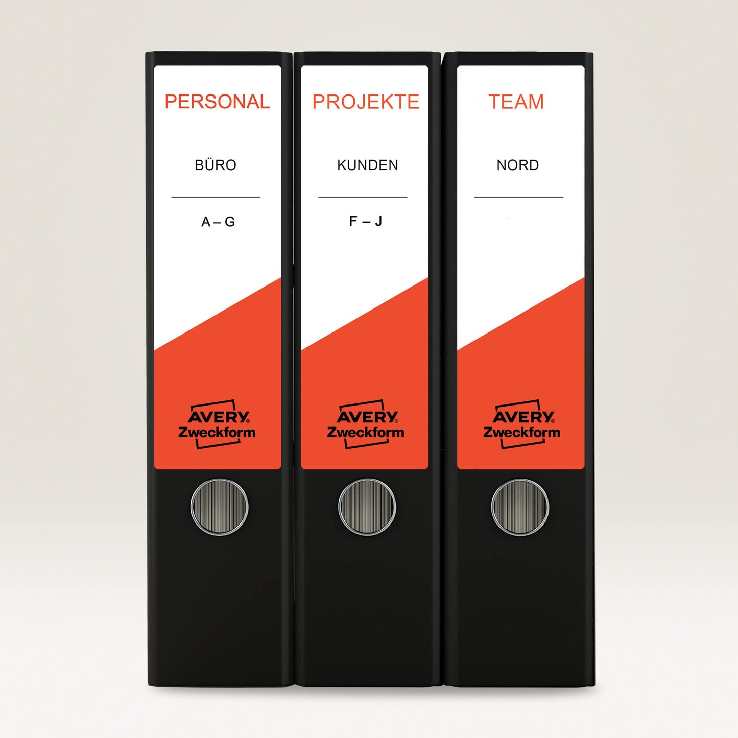 AVERY Zweckform (L4761-25) Binder Spine Labels (61x192mm) with Ultragrip: Self-adhesive, 30 Sheets
