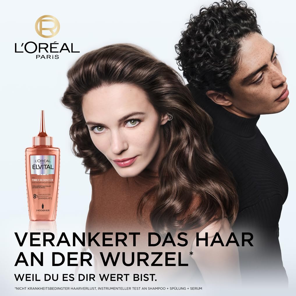L'Oréal Paris Fiber Booster Anti-Hair Loss Scalp Serum: Against Hair Loss (3x 102ml)