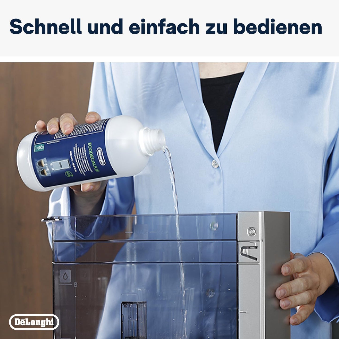 De'Longhi EcoDecalk Entkalker (500ml) | Für Kaffeemaschinen und Kaffeevollautomaten