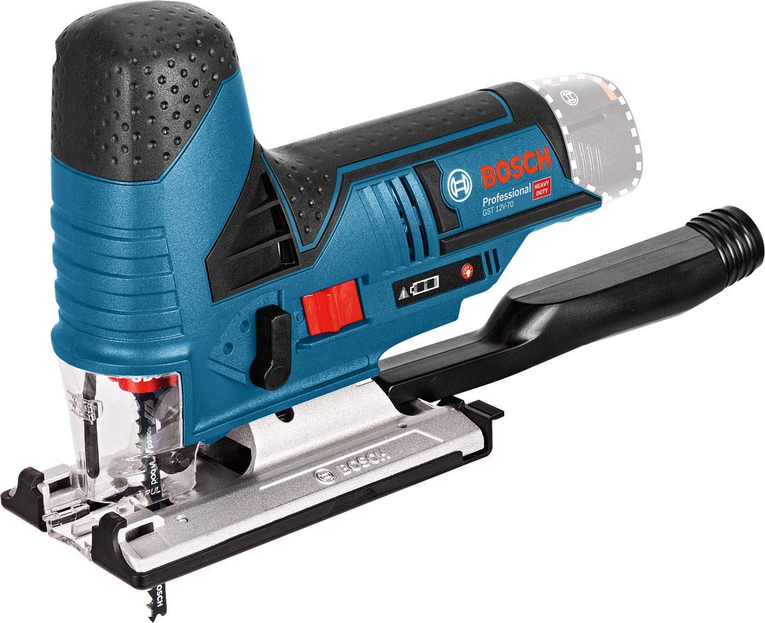 Bosch Professional Cordless Jigsaw GST 12V-70 incl. 2 saw blades without battery and charger