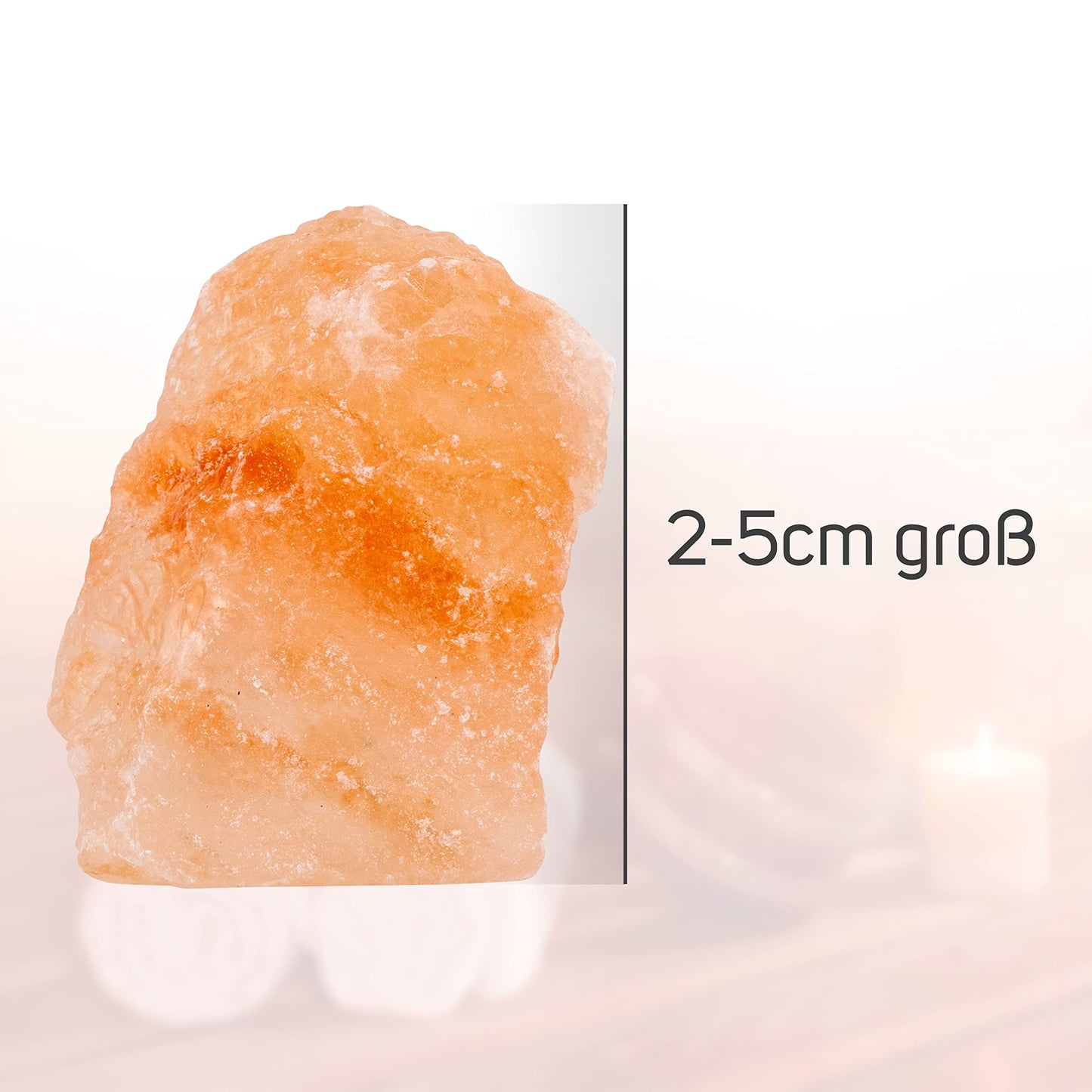 Natural rock crystal sauna salt (2kg) from Pakistan for sauna & wellness