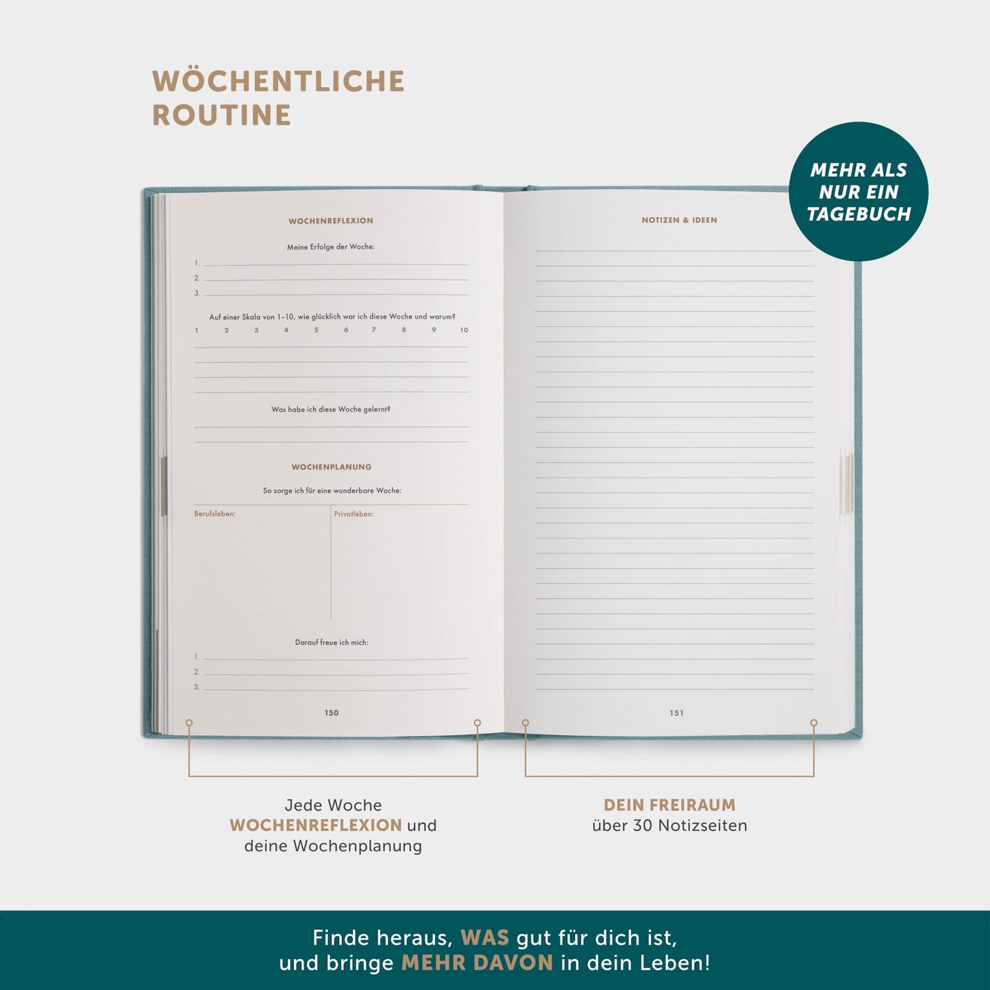 6-Minute Diary for Adults 2025 (The Original): Mindfulness Diary for More Resilience & Self-Love