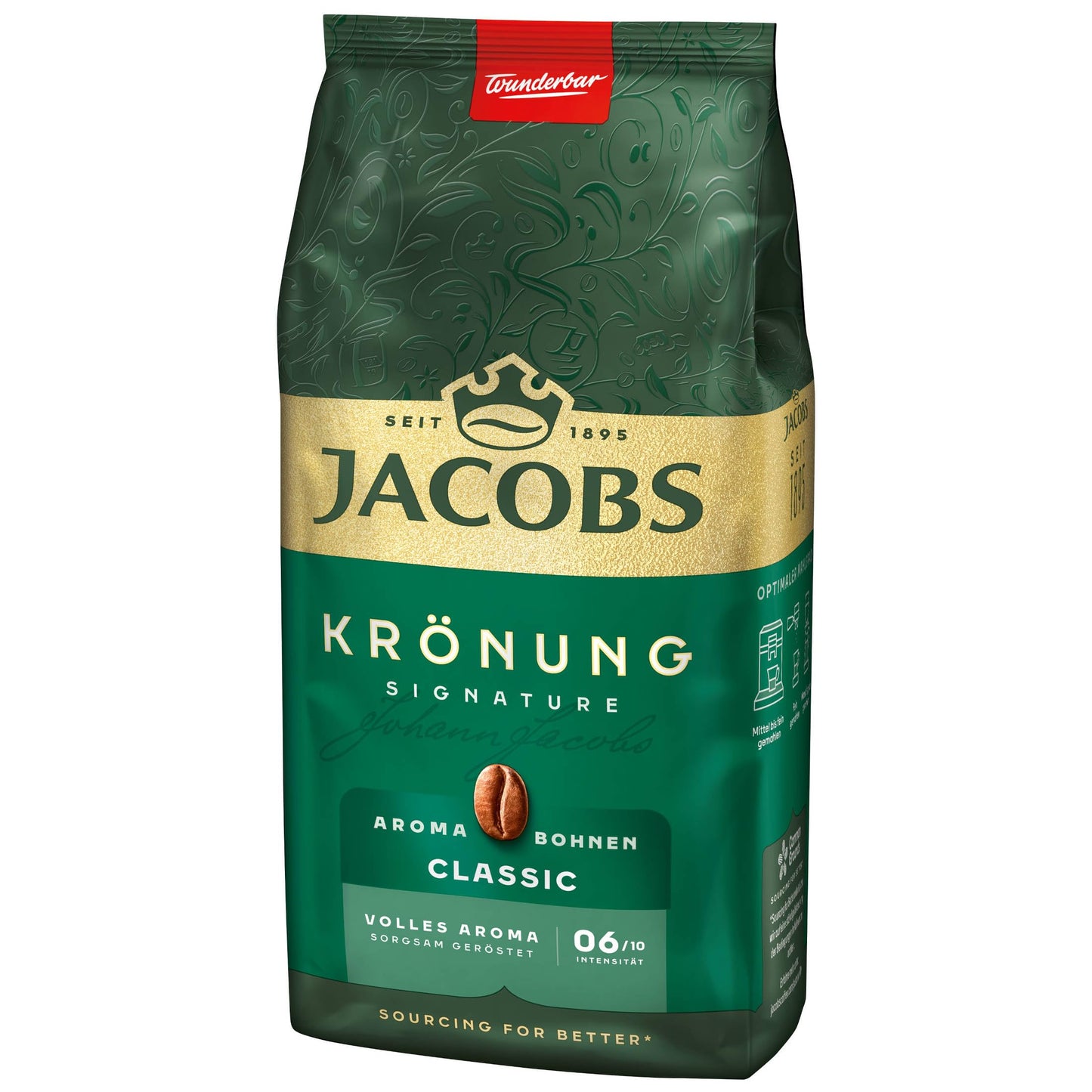 JACOBS Krönung Signature CLASSIC Aroma Beans (12-pack: 12x500g) Bean Coffee