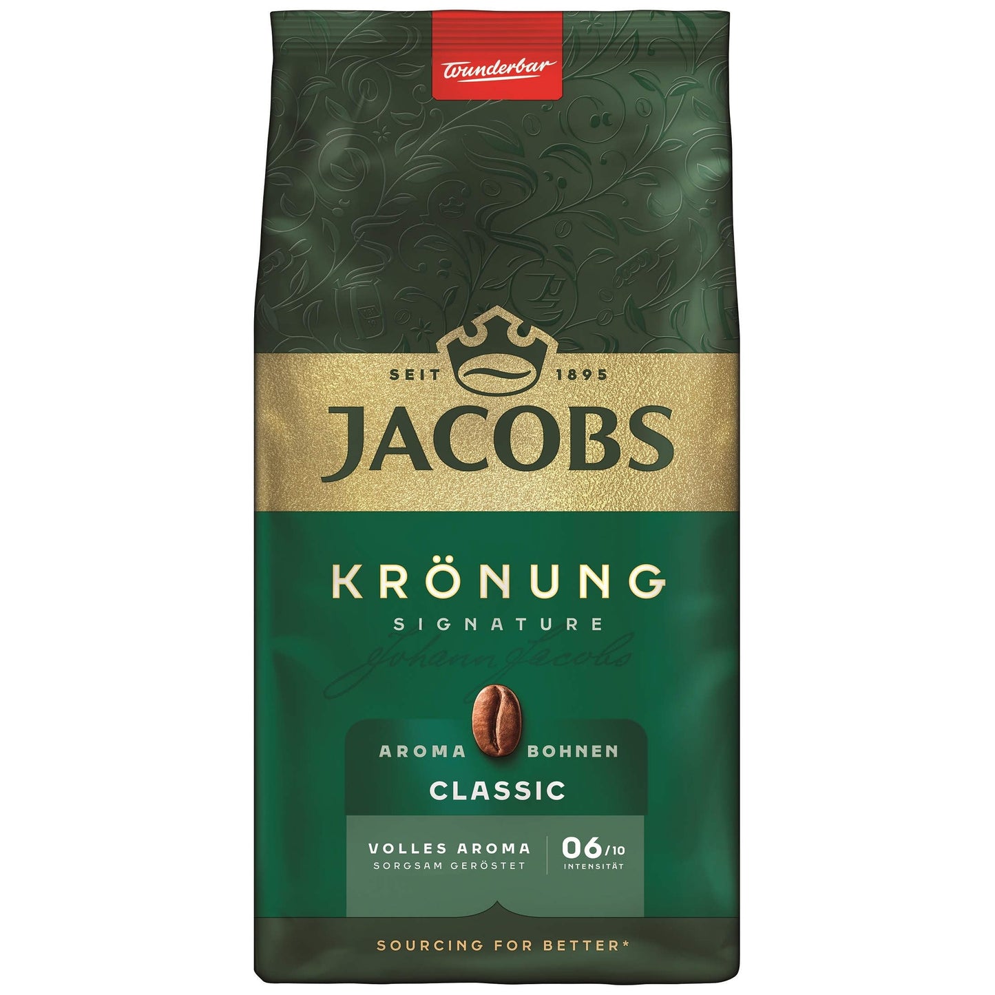 JACOBS Krönung Signature CLASSIC Aroma Beans (12-pack: 12x500g) Bean Coffee