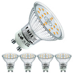 EACLL GU10 LED halogen bulb (warm white 2700K: 4.9W) 4-pack