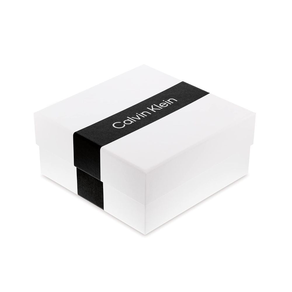 Calvin Klein Creolen Edelstahl Damen-Ohrringe aus Kollektion 'GEOMETRIC'