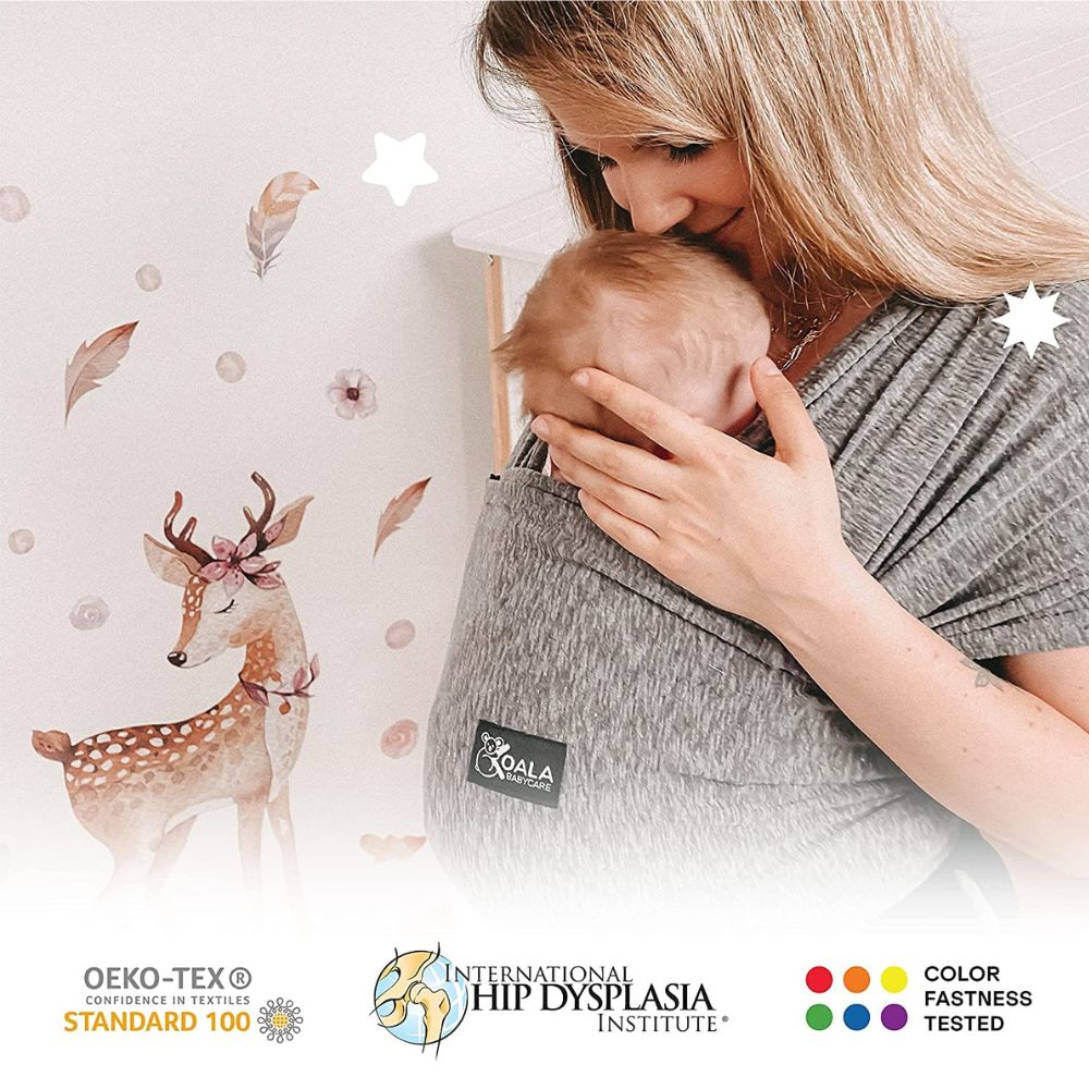 Koala Babycare Tragetuch für Baby & Neugeborene bis 9kg : Multi-Use