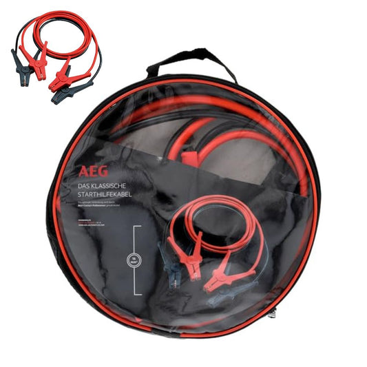 AEG (97203) Starthilfekabel SK 16 "Alu-Tec" für 12 Volt und 24 Volt in Aufbewahrungstasche