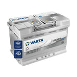 VARTA Silver Dynamic AGM starter battery A7 (E39): 12V-70Ah-760A for cars with high energy requirements