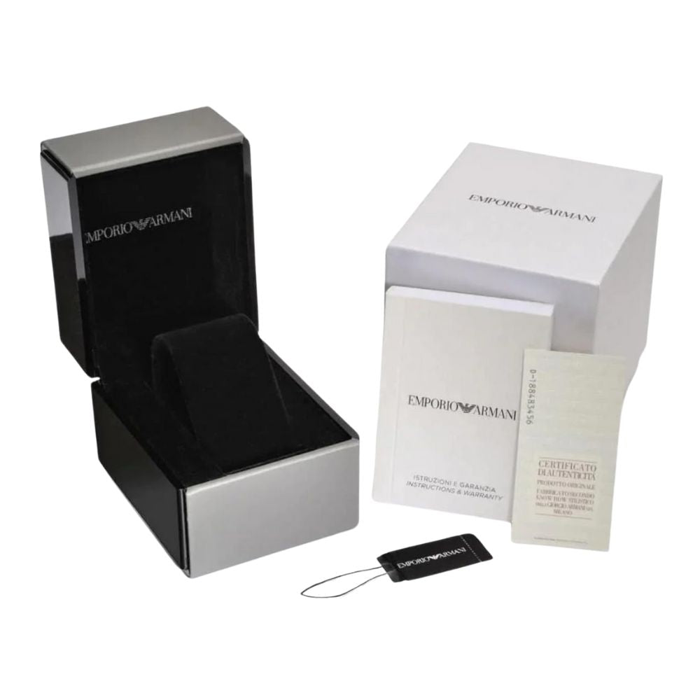 Emporio Armani 'AR11360' Chronograph Men's Watch (43mm): Stainless steel case, interchangeable strap