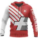 Schweizer Flagge Trend Hoodie: Unisex