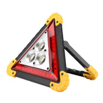 Kfz-Warndreieck mit rotem und weißem LED-Licht | 30W, 2 Lademodi