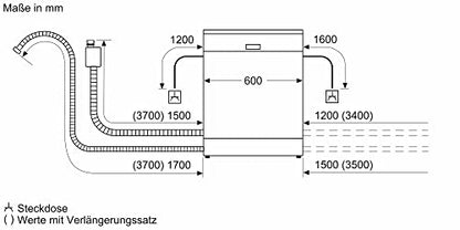 BOSCH (SMS6ZCI16E) Stand-Geschirrspüler Serie 6 mit Besteckschublade: 60cm | Home Connect