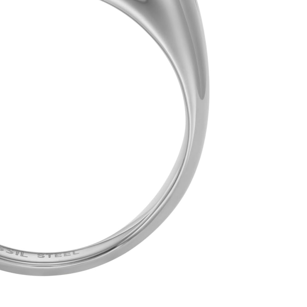 Fossil 'All Stacked Up' Edelstahl Damen-Bandring