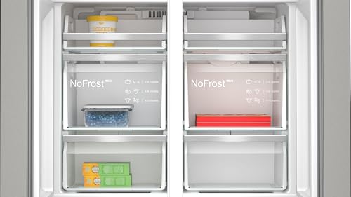 SIEMENS (KF96IAPEA) iQ500 NoFrost Smart French-Door Refrigerator: Ice and Water Dispenser, Anti-Fingerprint
