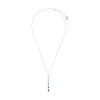 s.Oliver Y-Collier 925 Sterling Silber Damen Halskette mit Zirkonia inkl. Geschenk Box
