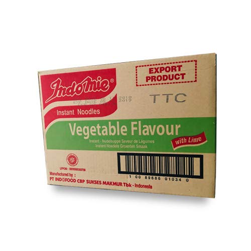 IndoMie Instant-Nudelsuppe (40x75g) mit Gemüsegeschmack mit Limette