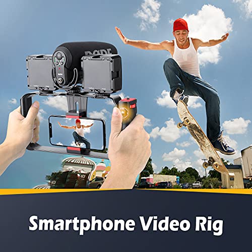 Triple Handheld Stabilisator für Action-Kameras, DSLR und Smartphones