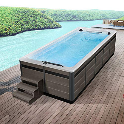 AWT AQART Design-SwimSpa für 4 Personen: Exklusive Whirlpool-Pool-Kombination