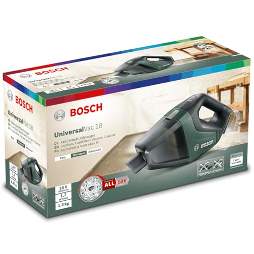Bosch 'UniversalVac 18' cordless vacuum cleaner: 18 Volt system, original packaging | without battery