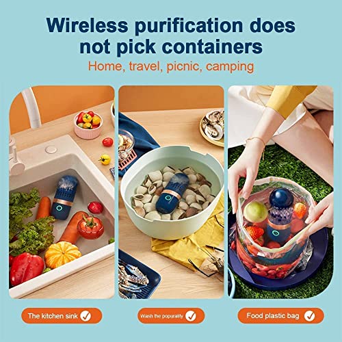 KINGGOO Fruit and Vegetable Washing Machine: Food Cleaner, Household Disinfection Machine