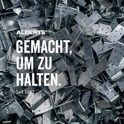 Alberts post support (212391) for screwing on: Height adjustable (150 - 190mm)