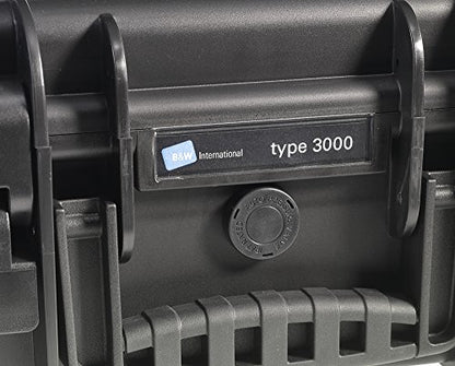 B&amp;W transport case (Type 6700) with variable compartments: Waterproof, shatter-proof (Orange)