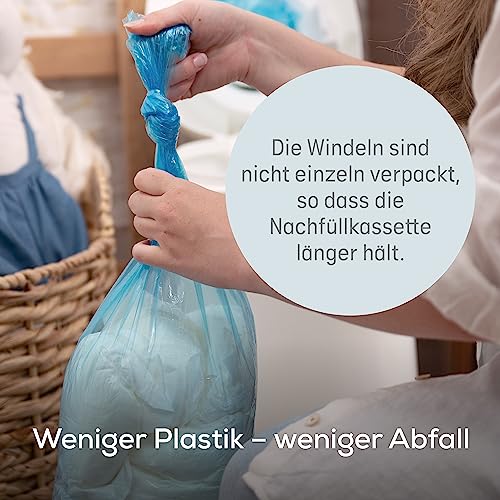 Angelcare Diaper Pail Classic XL - White - Odor-proof &amp; environmentally friendly