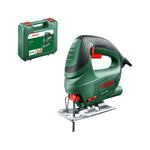 Bosch jigsaw (PST 650): 500 watts, cutting depth in steel/wood 4mm/65mm, in case