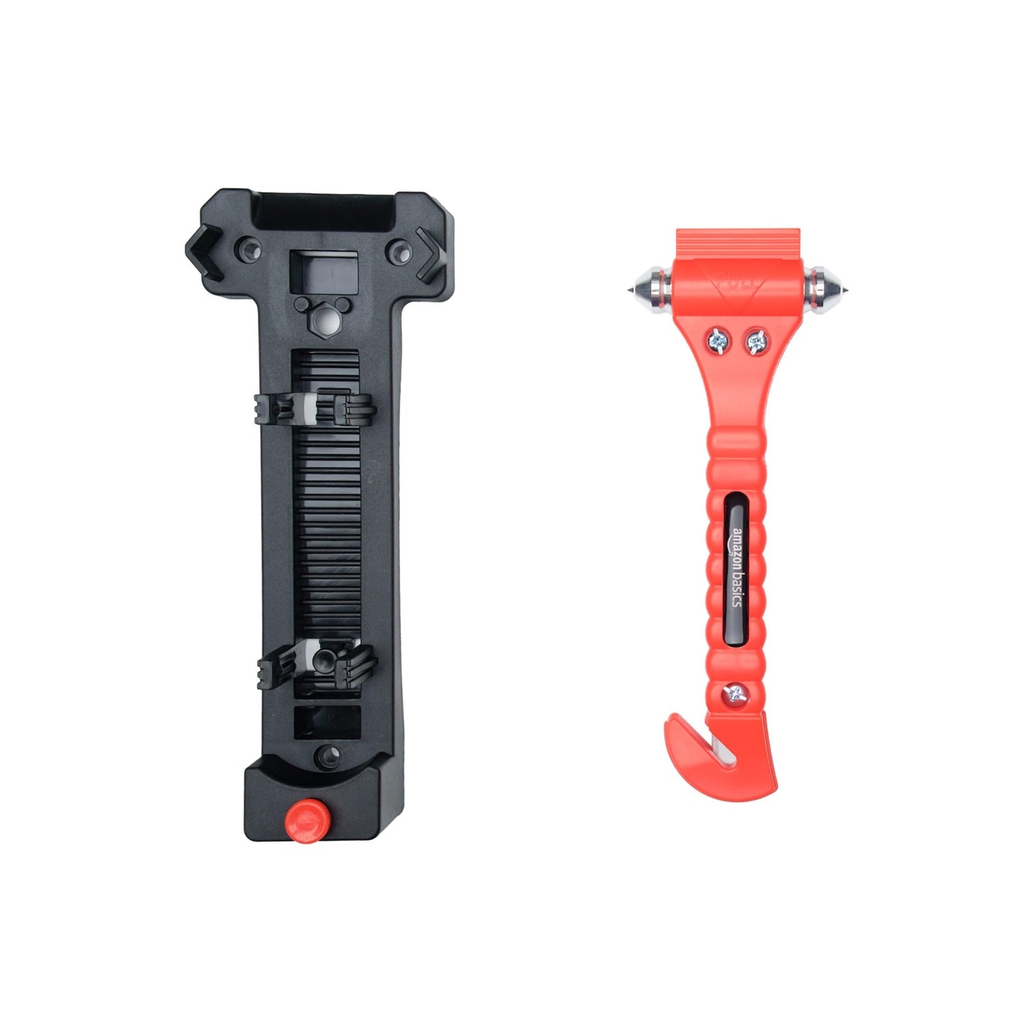 Amazon Basics Emergency Seatbelt Cutter and Window Hammer (2-Pack)