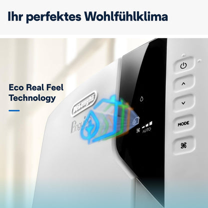 De'Longhi 'Pinguino PAC EX93' air conditioner with exhaust hose: Whisper Technology