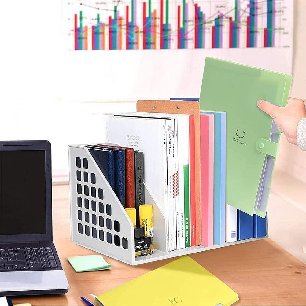 Document folder in A4 format (6 pieces): Organizer folder with 5 compartments &amp; sticky notes