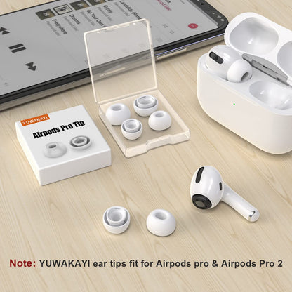 Ersatz-Ohrstöpsel für Airpods Pro und AirPods Pro 2 mit Loch zur Geräuschreduzierung