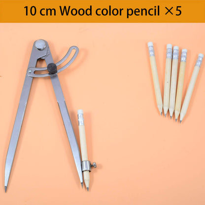 Compass with pencil holder for drawing circles (20cm) for metalworking &amp; leatherworking