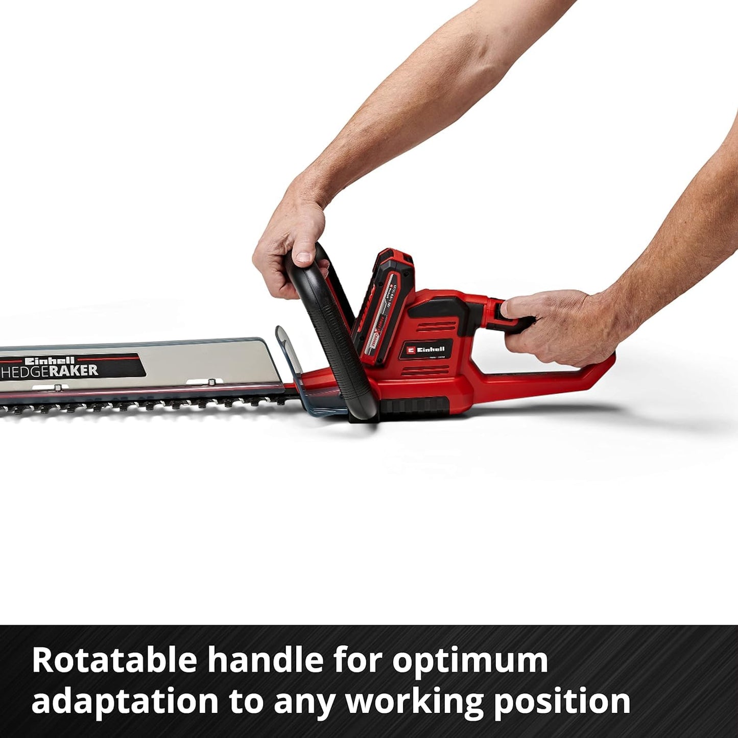 Einhell Cordless Hedge Trimmer (GE-CH 18/60) Li-Solo Power X-Change without battery