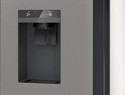SIEMENS (KF96IAPEA) iQ500 NoFrost Smart French-Door Refrigerator: Ice and Water Dispenser, Anti-Fingerprint