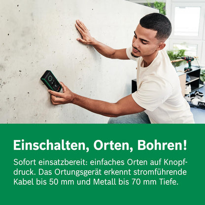 Bosch locator 'Truvo 2nd generation' with one-button operation: Wall scanner up to 70mm