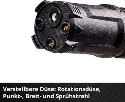 Einhell Akku-Druckreinigerpistole HYPRESSO 18/24-1 Power X-Change inkl. Zubehör (18V, 24 bar, 240 L/h)