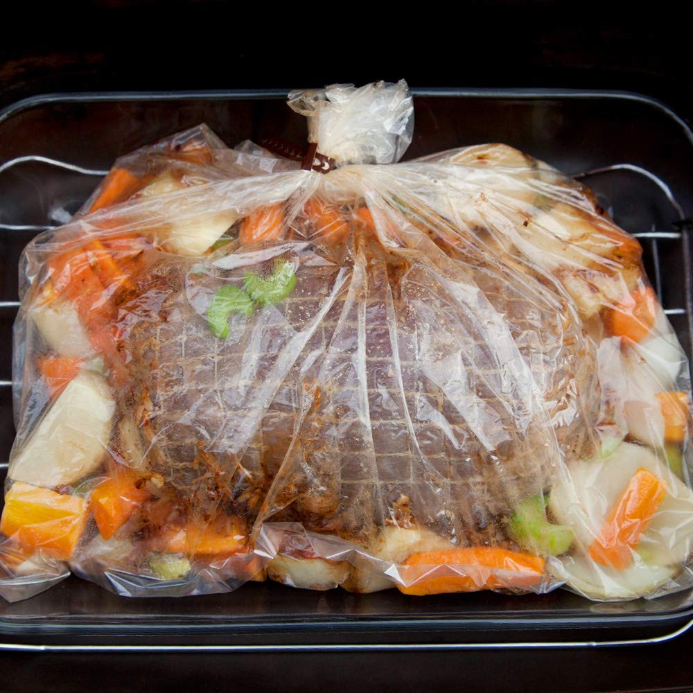 ECOOPTS Oven Roasting Bags for Turkey, Chicken, Meat, Vegetables (10x - 430x550mm)