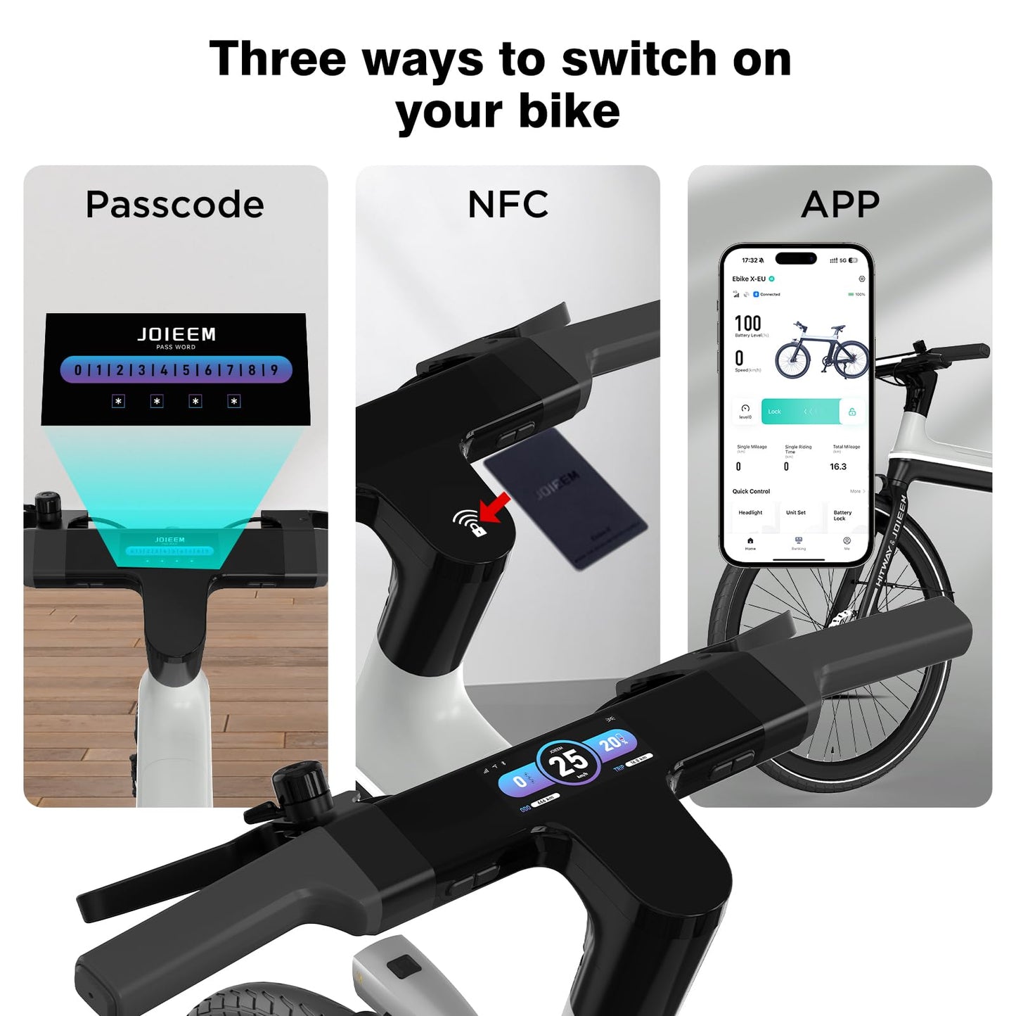 HITWAY E-Bike City Bike 700C Pedelec: 250W, Samsung motor with 345.6Wh battery, APP