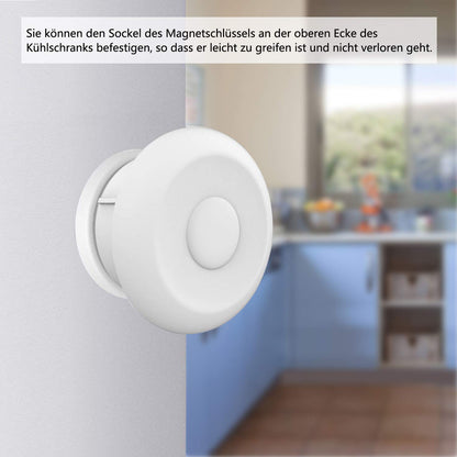 Dokon Baby Kindersicherung für Schrank und Schubladen, ohne Bohren und Schrauben (10 Schlösser + 2 Schlüssel)