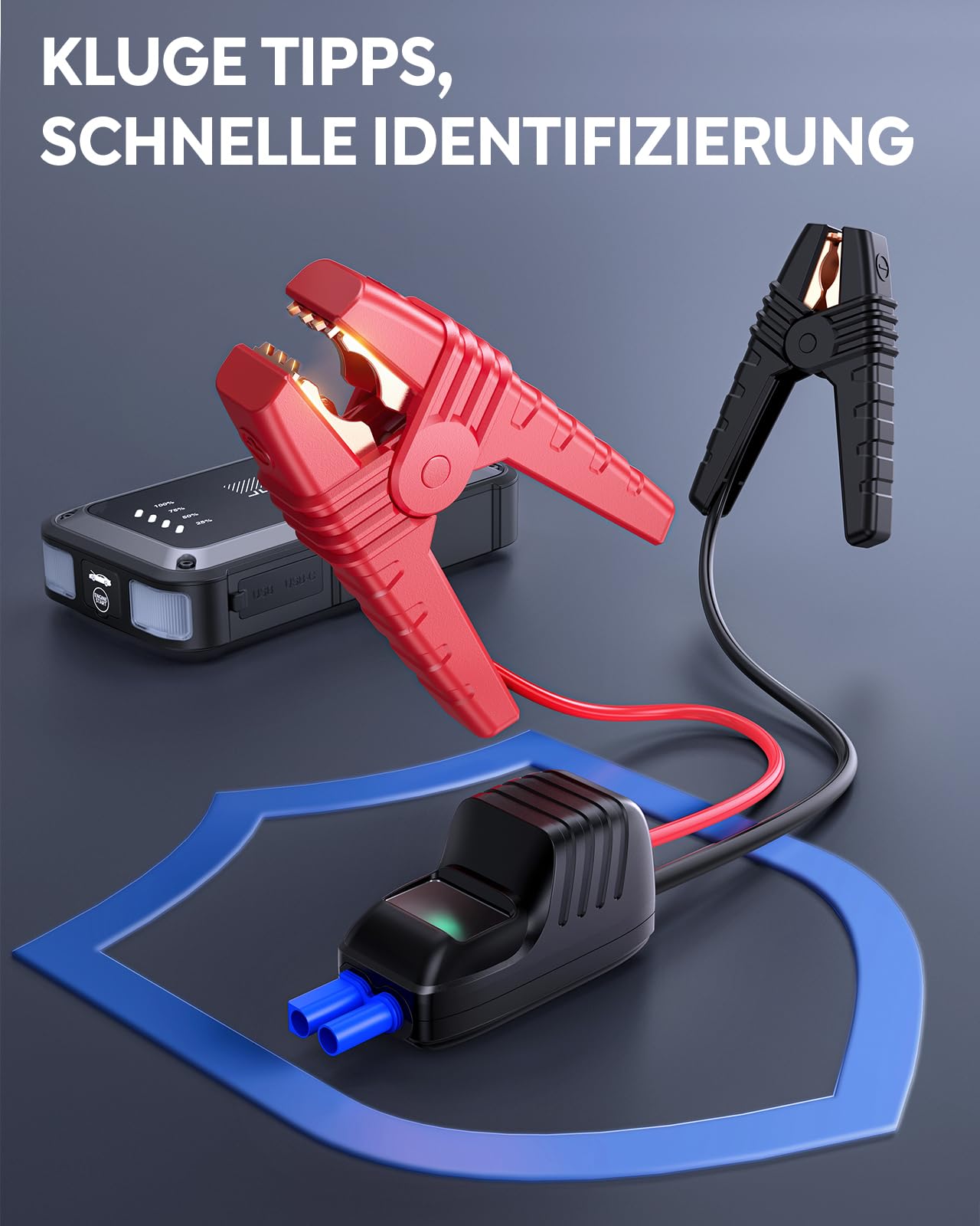 TREKURE TK10 Car Jump Starter Power Bank (3000A) with LED Flashlight