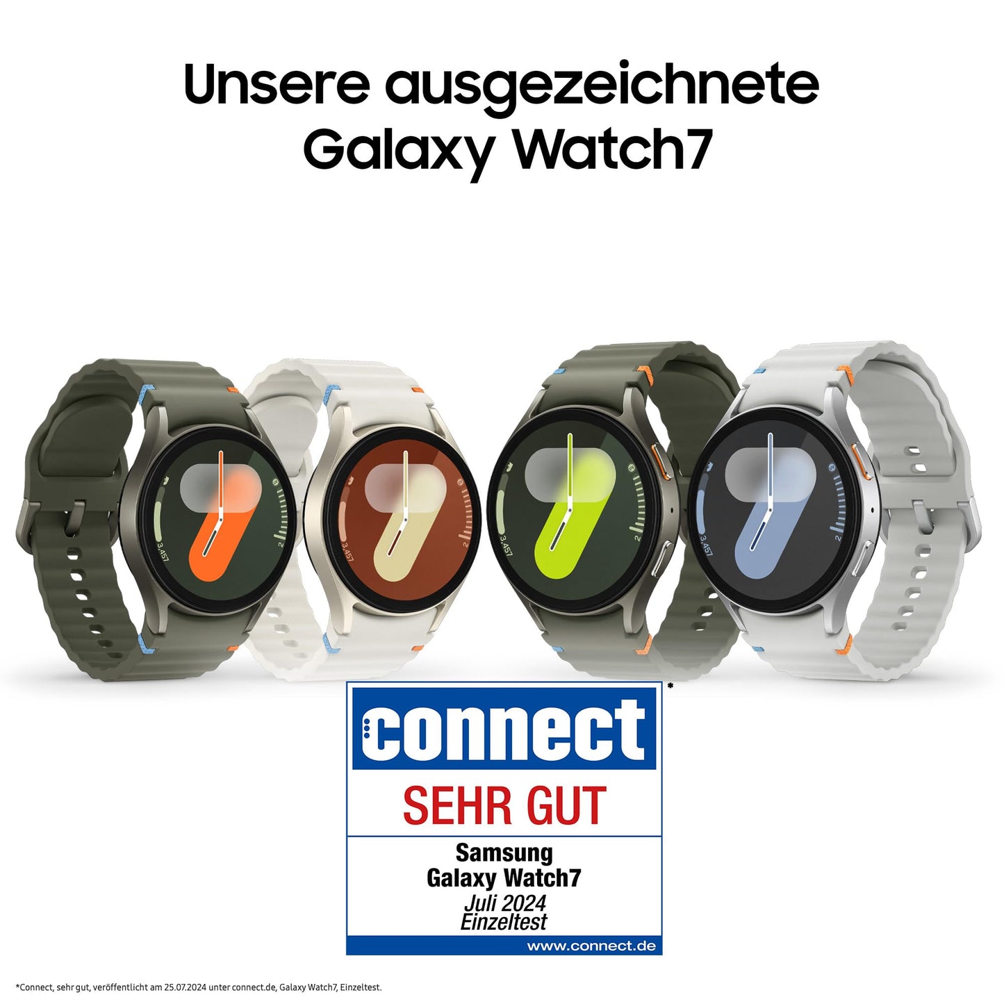 Samsung Galaxy Watch7 Smartwatch (40mm) incl. 36-month manufacturer's warranty