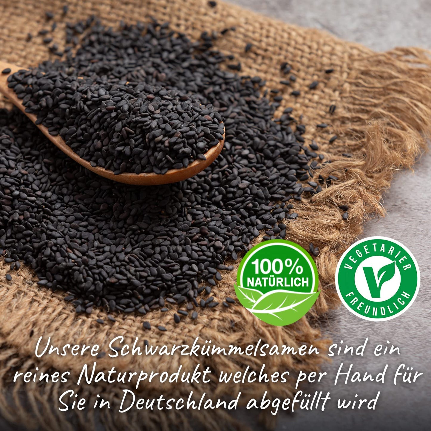 Black cumin whole seeds (500g): Nigella Sativa, the all-rounder in your kitchen