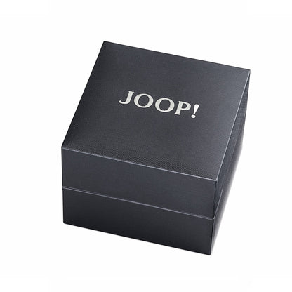 JOOP! Leather Analog Quartz Watch for Women: Blue including Gift Box